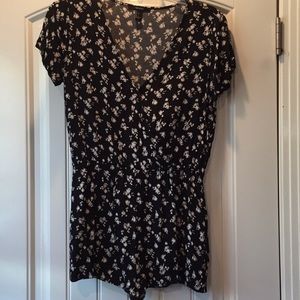 Size large floral Romper